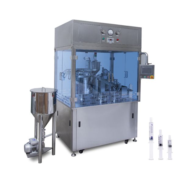 0.5-80ml Capable Syrup Filling Machine Pharmaceutical 220V/50Hz Power System