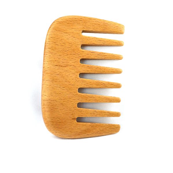 Hot Brown Wooden Beech Wood Brush Beard Comb Pocket Combs Women Hair Brush Wooden Hair Brush Comb for Massage Tools