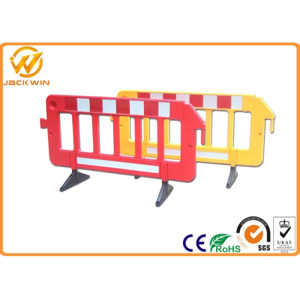 2.5 Meter Outdoor Road Traffic Safety Equipment Expandable Plastic Barrier