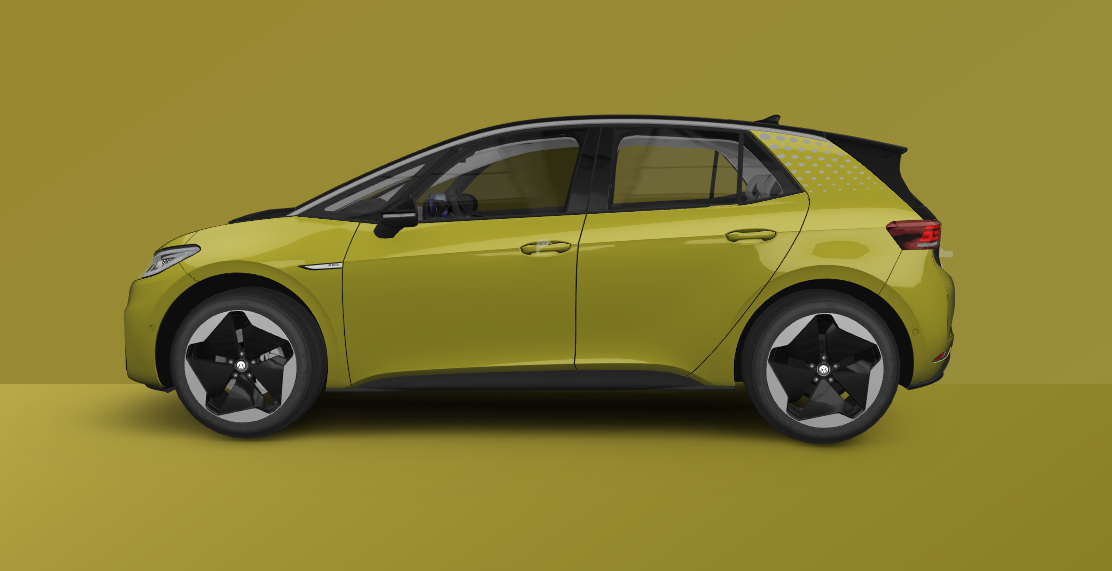 Compact Id3 Pro EV Cars 5 Door 5 Seater 170 Hp High Speed Vehicle