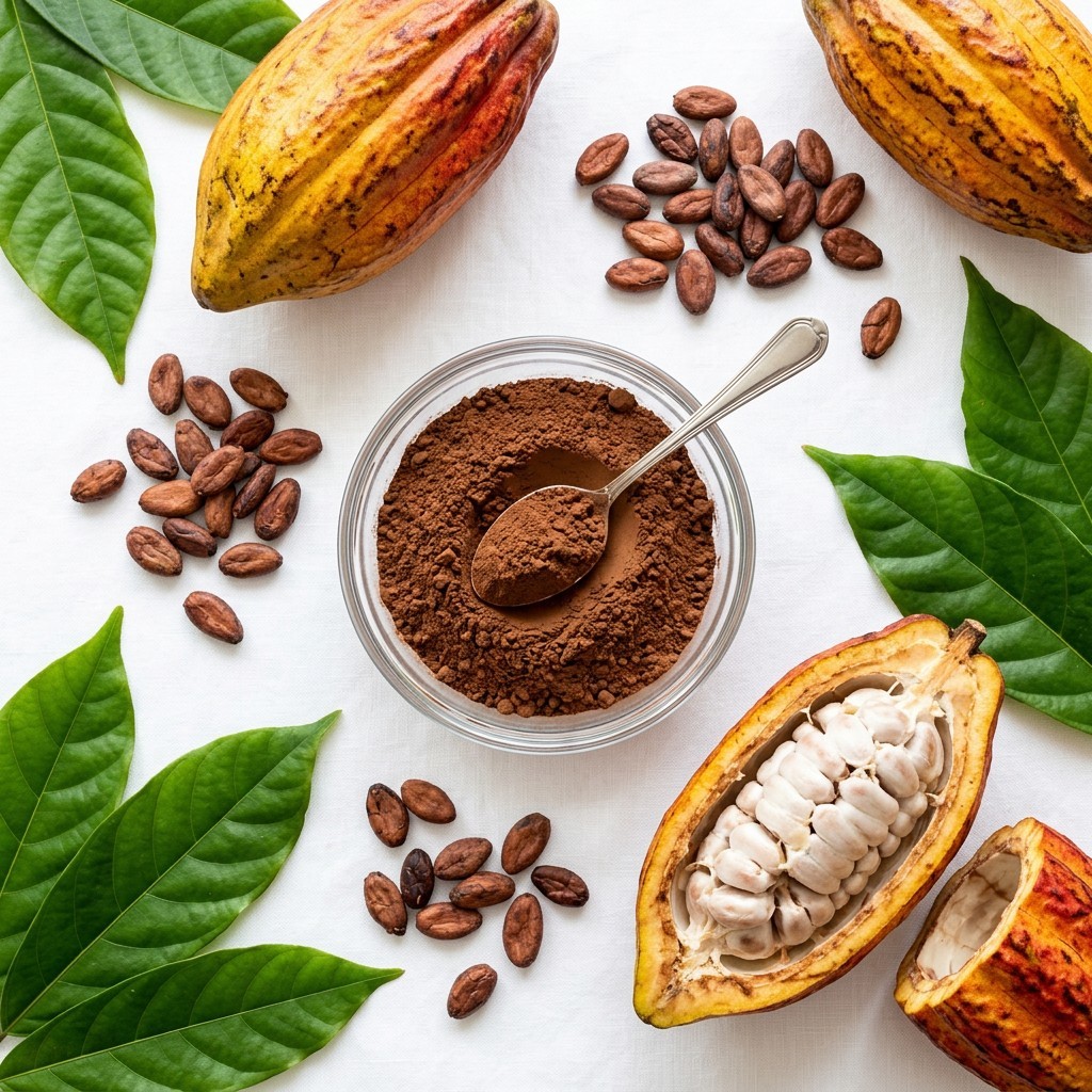 Cacao Powder Nutrient Dense Raw Superfood Concentrate Veggie Fruit Powder