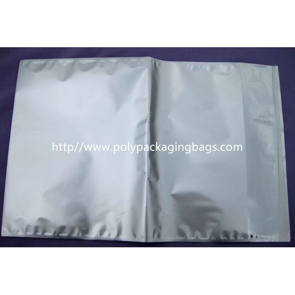 Silver Aluminium Foil Bag Self Adhesive Plastic Bag With Adhesive Seal