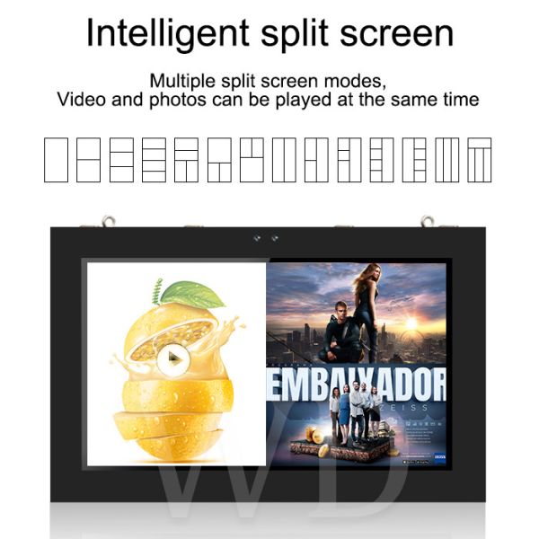 Multi стена уровня дюйма IP55 Languange 55 установила Signage цифров взаимодействующий