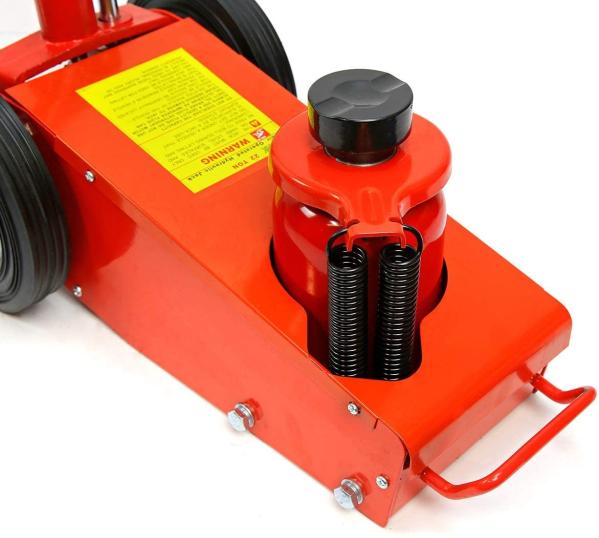 Cor vermelha 35 Ton Air Hydraulic Floor Jack com pintura de óleo
