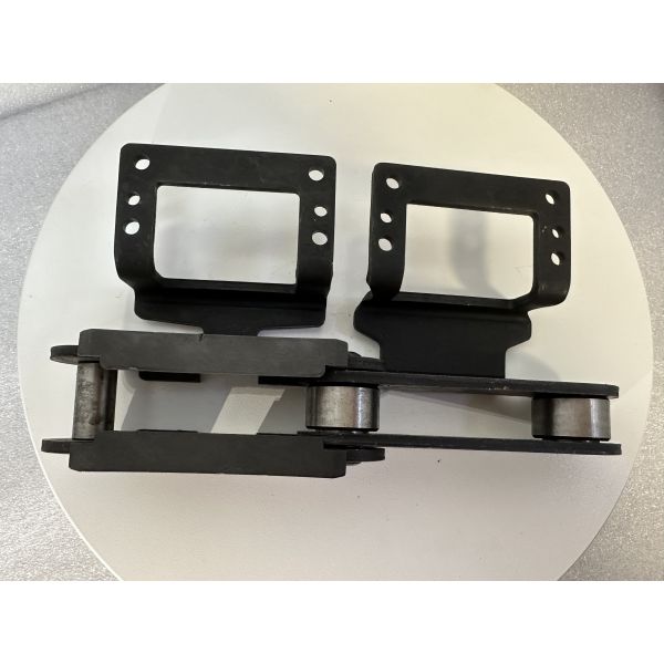 Textile Stenter Machine Parts Bruckner Finishing Machine Spares Chian Link Balck Color Steel Material