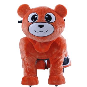 Human Power Plush Walking Horse Toy plush electrical toy animal mechanical ride on horse