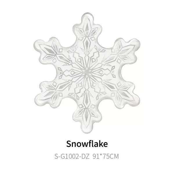 Wholesal Snowflake One Birthday Balloon Winter Birthday Balloon Winter Birthday Party Decor Snowflake Foil Balloon