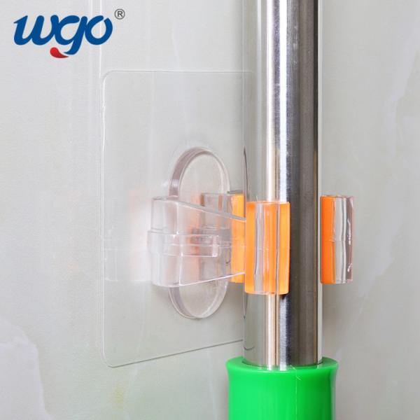 Self Adhesive Cleaning Products Holder Washable And Reusable Damage Free Wall Mount Grippers