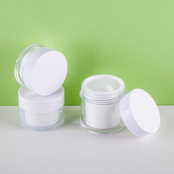 Tarro de crema de doble capa AS PP 30g 50g Personalizable