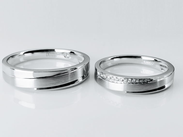 Unique Traditional Craft All Size SGS RHOS Small Diamond Band