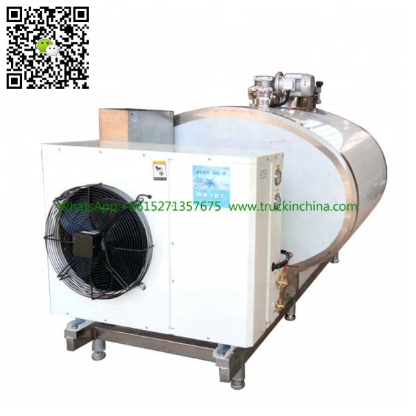 Stainless steel Milk Cooling Tank Body For Lorry Trucks 8CBM- 25CBM