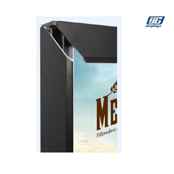 Aluminum Snap Frame Light Box 22mm Thickness White / Silver / Black