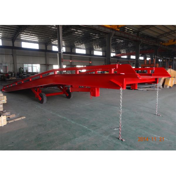 Rampas de cargamento móviles de acero de la certificación del CE con capacidad de 10 toneladas