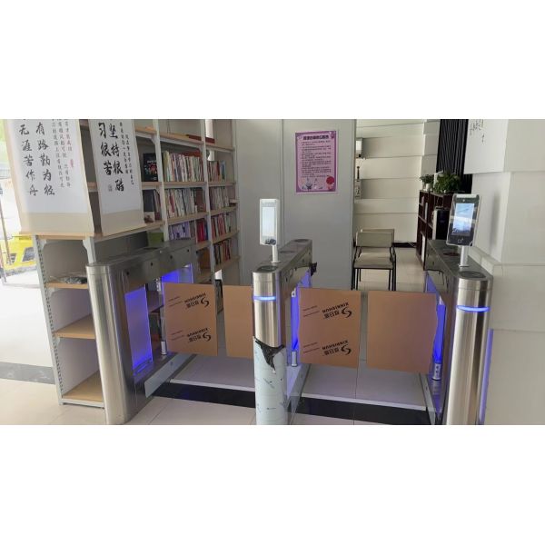 Curved Swing Gate Access Control Turnstile Gate  For Corporate Entrances