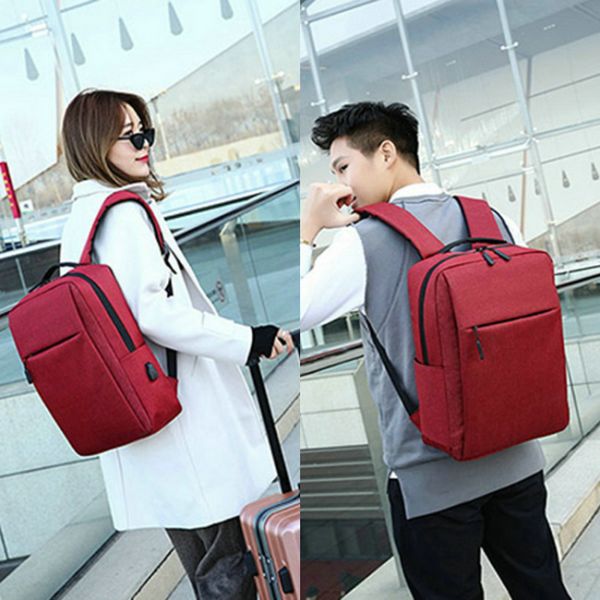 Anti Theft USB Fashionable Laptop Backpack For Men And Women