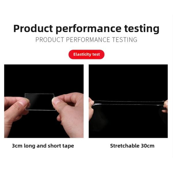 Custom Nano Strong Adhesive Double-Sided Tape Transparent Washable Removable Car Mount Acrylic Adhesive