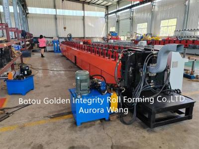 Galvanized Steel Downspout Pipe Roll Forming Machine 20m/Min For Roof