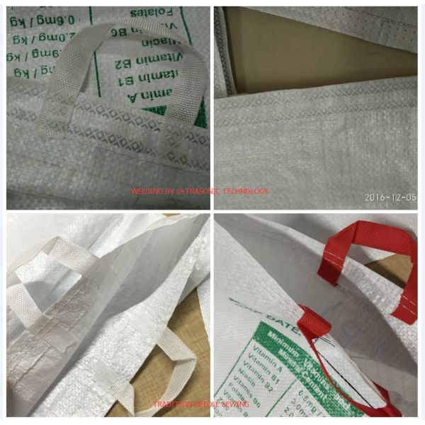 Ultrasonic 12mm Wheel Welding Machine for Aluminum Foil PP Bags with Handle