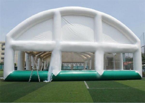Gymnasium Inflatable Event Tent Customized Logo Puncture Proof With Air Blower Repair Kit
