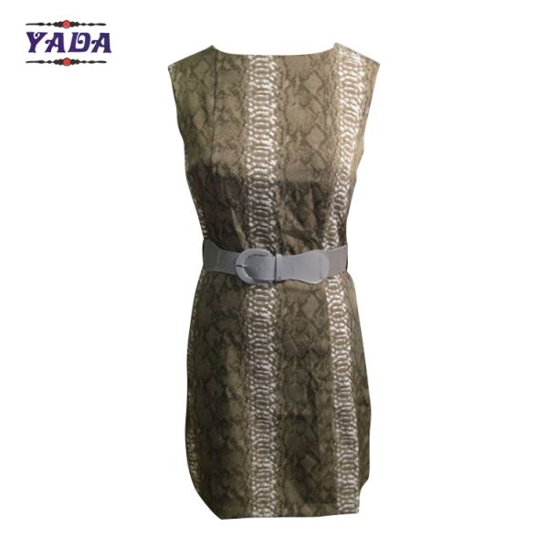 Неформальный печатный рисунок летом однокомнатный до колена женщины женщины футболка платье дамы дизайнерские офисные платья по дешевой цене