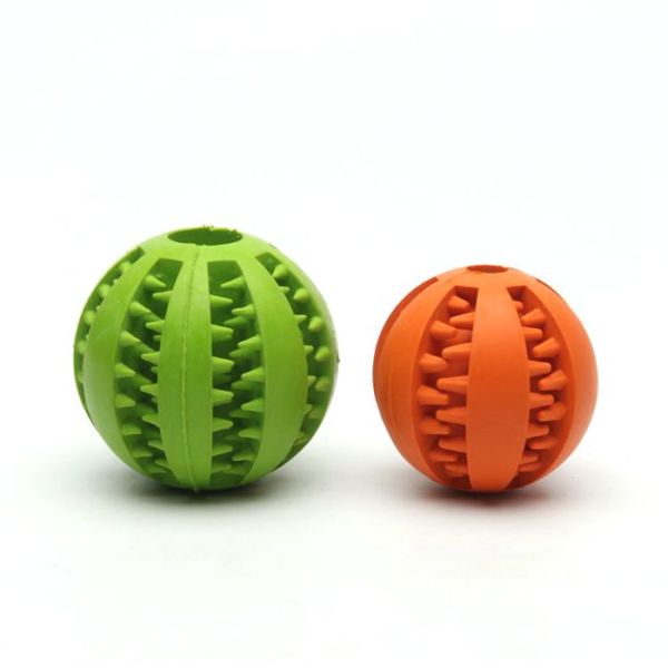 Hard Rubber Chew Toys Ball Dog Treat Chew Toys For Dog Teeth Cleaning