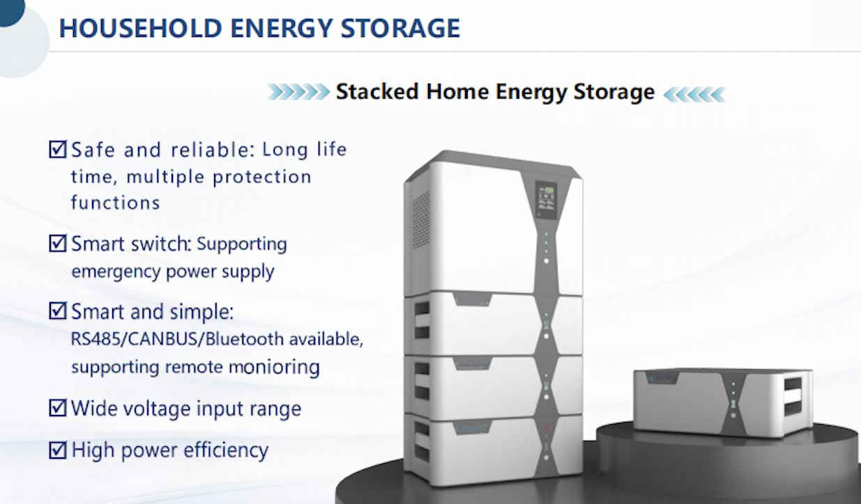 Система 10KW 15KW 20KW 25KW хранения солнечной энергии домочадца Stackable