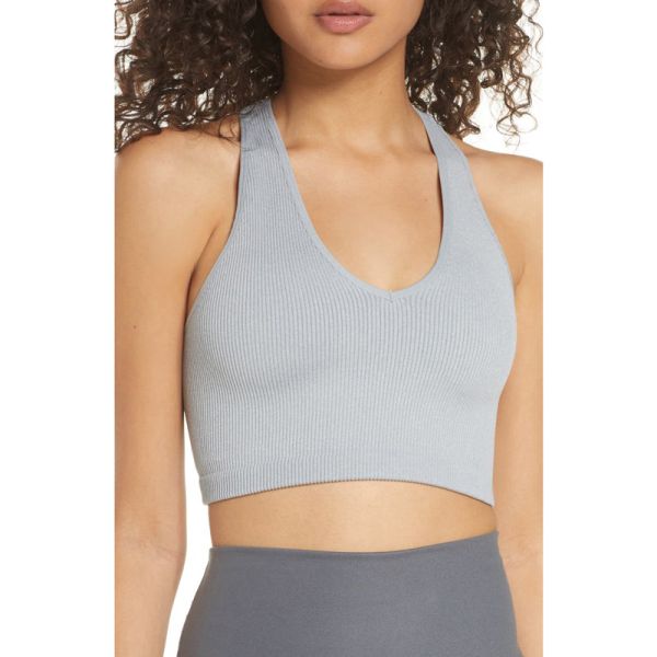 Wholesale Workout Women High Impact Ribbed Yoga Sport Bra Crop Tank Top sport wear