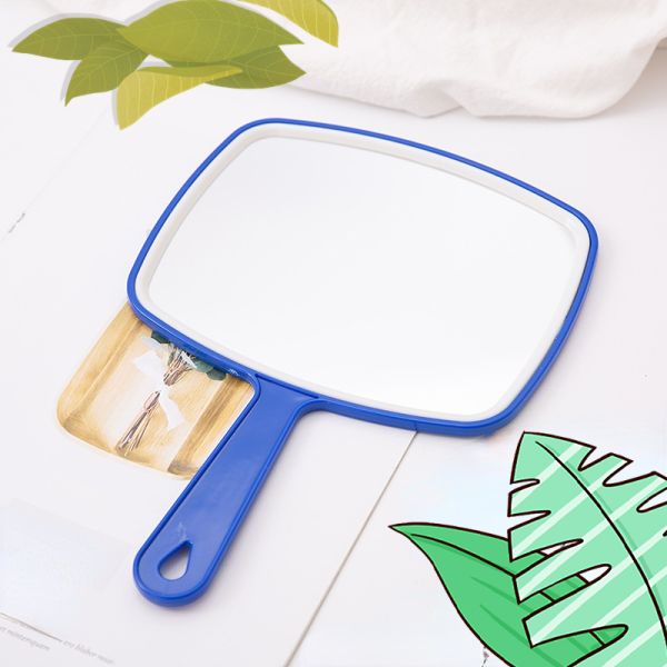 Extra LOGO Yes Small Hand Mirror Compact Custom Dressing Makeup Handheld Held for Daily
