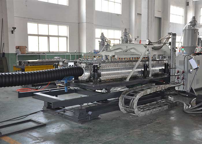 Single Wall Corrugated Pipe Extruder ID 250mm Corrugated Pipe Line
