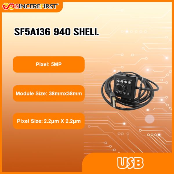 Low-Light HDR Infrared LED HD 5MP USB Camera Module