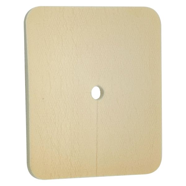 High Absorbency PU Laminated Silicone Foam Dressing With Hole Non Adhesive 7x10cm 9x10cm