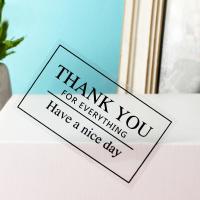 Autocollant d'étiquette transparente personnalisée Logo adhésif imprimé Matt Glossy