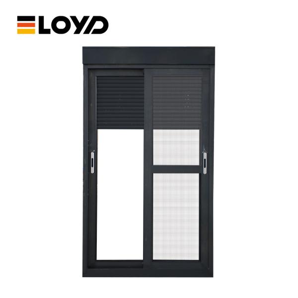 Ventana corredera de aluminio con unión sin costura