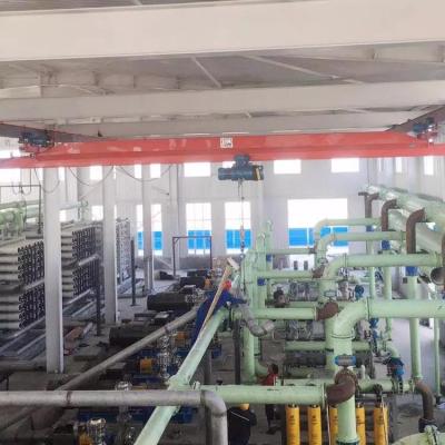 5T altura 7m sob Hung Single Girder Overhead Travelling Crane With Hoist
