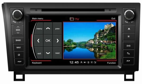Ouchuangbo 2 din 8 inch head unit radio DVD for Toyota Sequoia S100 platform OCB-258