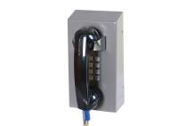 Cold Rolled Steel Prison Visitation Phone , Jail Telephone ABS Material With Armored Cord