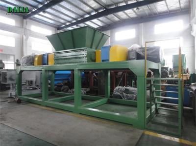 Automatic Single Shaft Shredder , Plastic Recycling Shredder PLC Control System