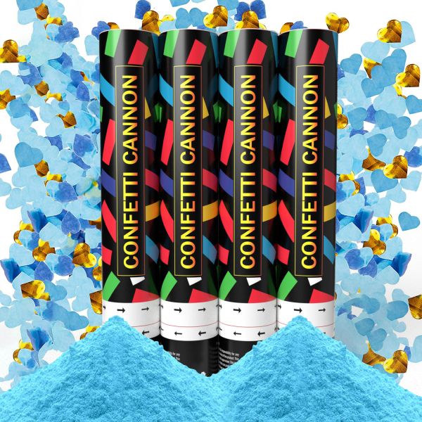 Confetti Cannon Party Supplies 60cm Biodegradable Hand-screwed Gender Reveal Cannons