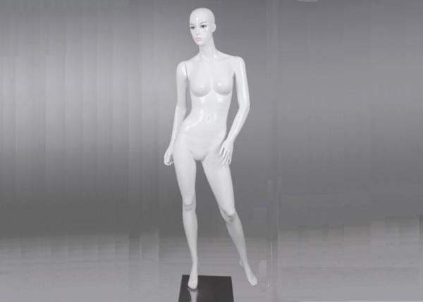 Sexy Make Up Fiberglass Female Clothing Mannequin , Full Body Woman Mannequin