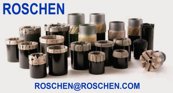 BQ HQ NQ PQ Diamond Core Drill Bits & Accessories For Mining , Exploration Core Drilling