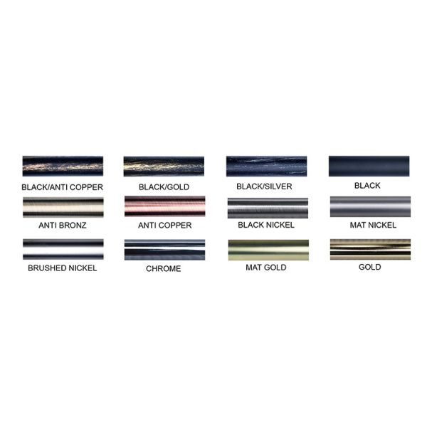 Antirust Embroidery Window Industrial Pipe Drapery Rod