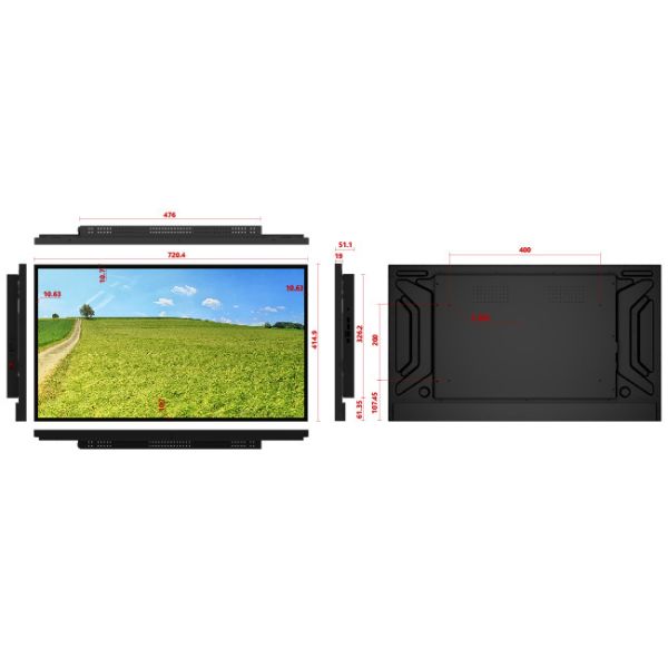 Signage 32inch Ismall крытый цифров рекламируя крытые экраны дисплея цифров