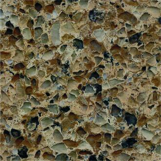 Yellow Granite Kitchen Countertops / Prefabricated Granite Kitchen Tops
