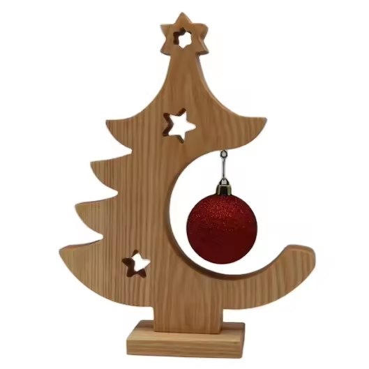 Árbol de Navidad de madera personalizado Decoraciones de árbol de Navidad Decoraciones de mesa