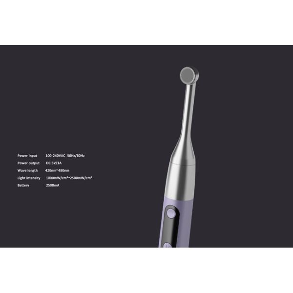 1 второй леча блок лечения СИД 2500mW/Cm2 зубоврачебный светлый