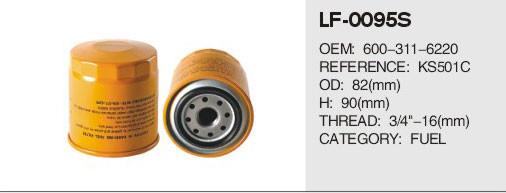 Truck Diesel engine parts fuel  filter  for komtsu  600-311-6220