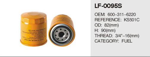 Truck Diesel engine parts fuel filter for komtsu 600-311-6220