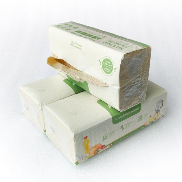 Customizable 3-Ply Bamboo Pulp Soft Eco-Friendly Baby Care Facial Tissues Pocket Tissue Paper for Home & Travel Use