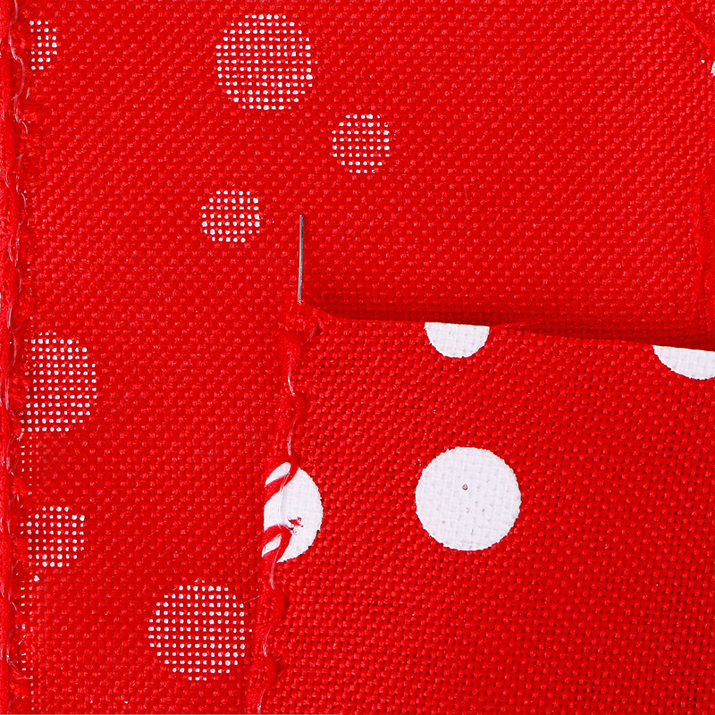 MSD Wired Burlap Ribbon 2.5 Inch Christmas Bow Ribbon Support for Customized OEM Needs