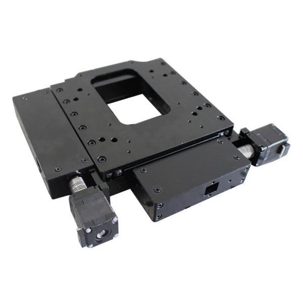 Double Axis Motorized Linear Stage Small Lead Screw Drive XY Electric Scanning Platform